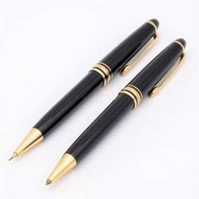 Montblanc Meisterstück Set 164 165 Classique Gold Kugelschreiber Bleistift