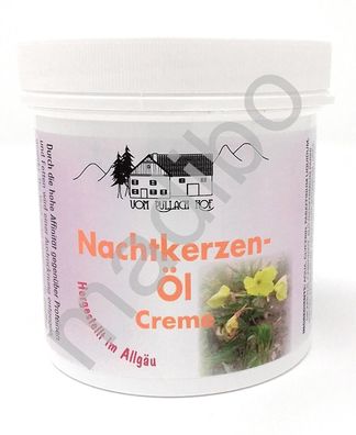 1,56 Euro pro 100ml Nachtkerzen-Öl Creme von Pullach Hof 250ml