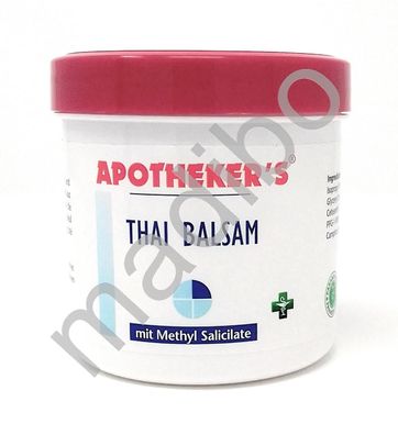 1,56 Euro pro 100ml Thai Balsam 250ml - Apotheker's