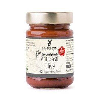 Sanchon Brotaufstrich Antipasti Olive, Sanchon 190g