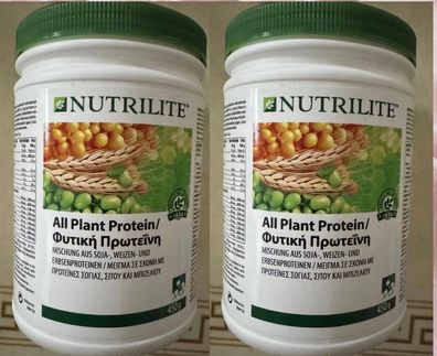 Protein All Plant Nutrilite pflanzliches Eiweiß Pulver 2 Stück im Set