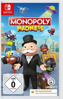 NEU Monopoly Madness für Nintendo SWITCH Spiel Game Dowload Key CODE E-Mail in 24h