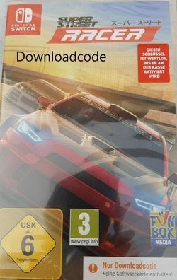 NEU für Nintendo Switch Spiel Super Street Racer Game Game Key Download Code