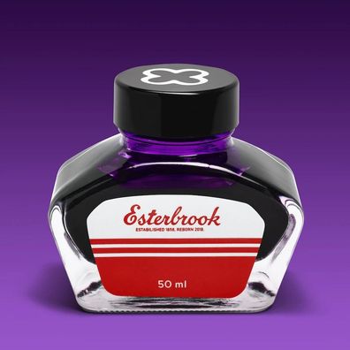 Esterbrook Tintenglas - "Shimmer" Lilac (Lila) - 50ml