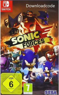 NEU für Nintendo Switch Sonic Forces Spiel Game Downloadcode Key Code E-Mail 24H