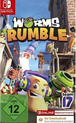 NEU für Nintendo Switch Spiel WORMS RUMBLE Game Key Code Download in 24h Email