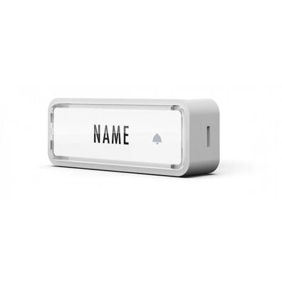 M-e modern-electronics 41290 Funkklingel Sender mit Namensschild
