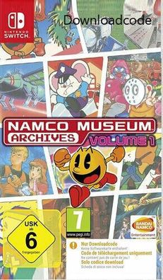 NEU für Nintendo Switch Spiel Namco Museum Archives Vol.1 Game Key Download Code