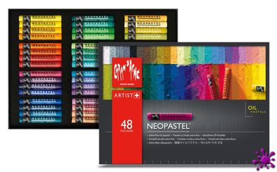 Caran d'Ache Neopastel - 48 Ölpastellkreiden - Set