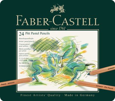 Faber-Castell PITT Pastellstifte 24er Metalletui