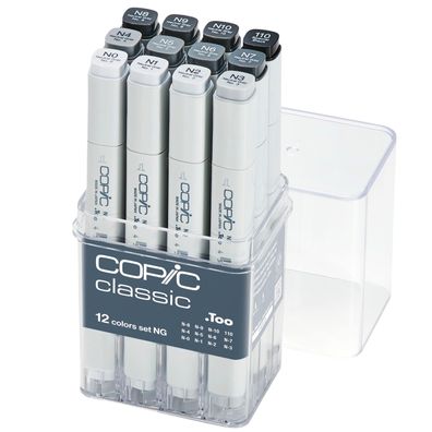 Copic Marker 12er Set - Grau NG