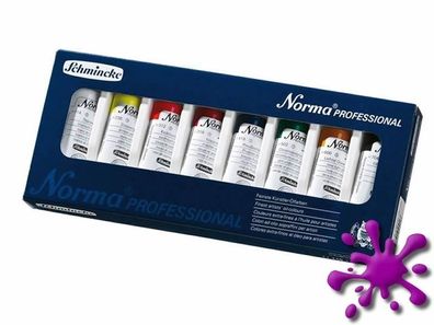 Schmincke Norma Professional Ölfarbe im Kartonset, 8 x 35ml