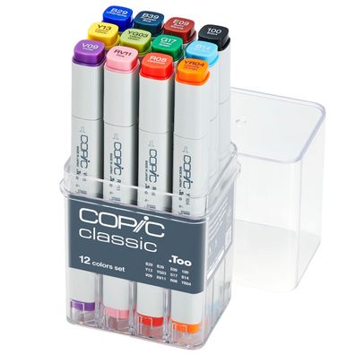 Copic Marker 12er - Basis Set