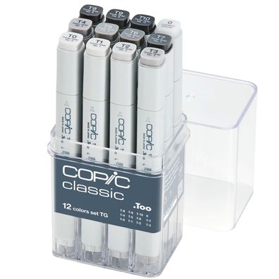 Copic Marker 12er Set - Grau TG