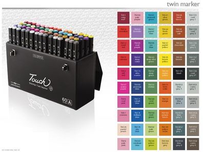 Touch Twin Marker 60er A Set - Designer Stifte