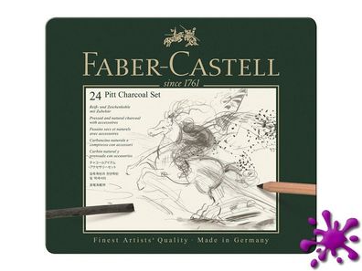 Faber-Castell PITT Kohle Set 24-teilig