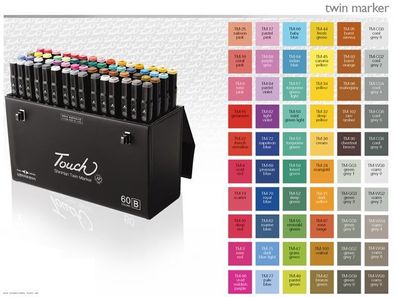 Touch Twin Marker Set 60er B Set - Künstler Stifte