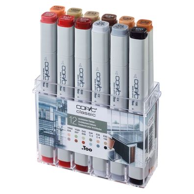 Copic Marker 12er Set - Architekturfarben