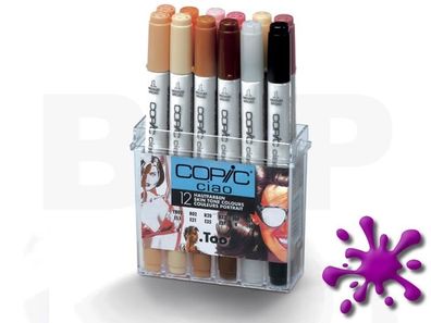 Copic Ciao 12er Set - Hautfarben