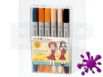 Copic Ciao 12er Set - Schuluniformen