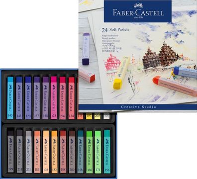 Faber Castell Creative Studio Softpastellkreiden 24er