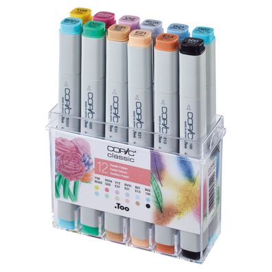 Copic Marker 12er Set - Pastellfarben