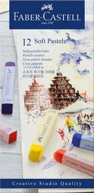 Faber Castell Creative Studio Softpastellkreiden 12er