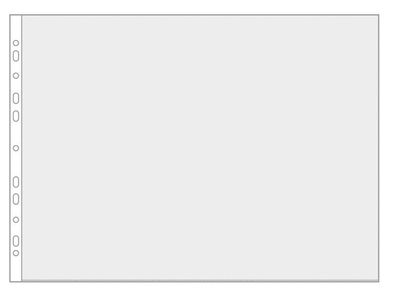 Prospekthüllen DIN A3, quer, glasklar, 80my, oben offen, 10 Stück
