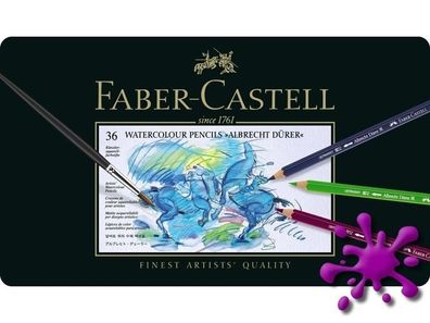 Faber-Castell Albrecht Dürer Aquarellstifte - 36er Metalletui