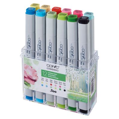 Copic Marker 12er Set - Frühlingsfarben