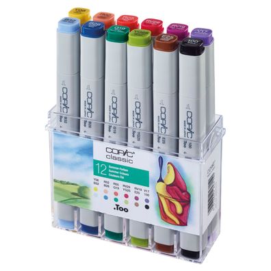 Copic Marker 12er Set - Sommerfarben