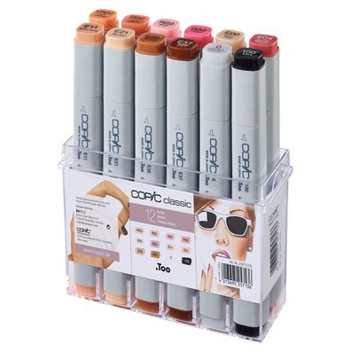 Copic Marker 12er Set - Porträt / Hautfarben