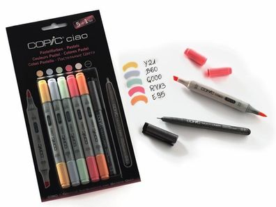 Copic Ciao 5 + 1 Set Pastellfarben