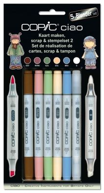 Copic Ciao 5 + 1 Set Scrap & Stempelset 2