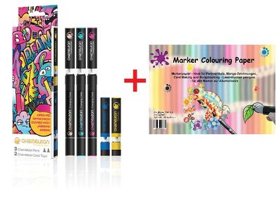 Chameleon Pens Starter Set + Markerpapier