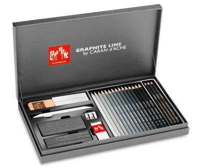 Caran d'Ache Graphite Line - Geschenkkoffer