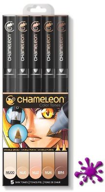 Chameleon Pens 5er Set - Hauttöne