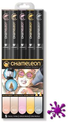 Chameleon Pens 5er Set - Pastelltöne