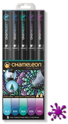 Chameleon Pens 5er Set - kalte Farben