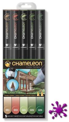 Chameleon Pens 5er Set - Natur Töne