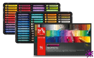 Caran d'Ache Neopastel - 96 Ölpastellkreiden - Set