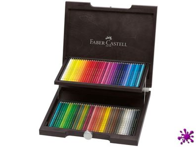 Faber-Castell Polychromos Farbstifte 72er Holzkoffer - 110072