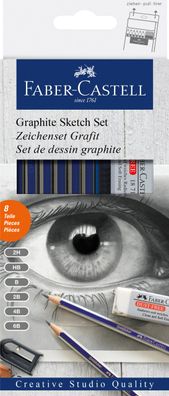 Faber-Castell Graphite Zeichenset 8-teilig