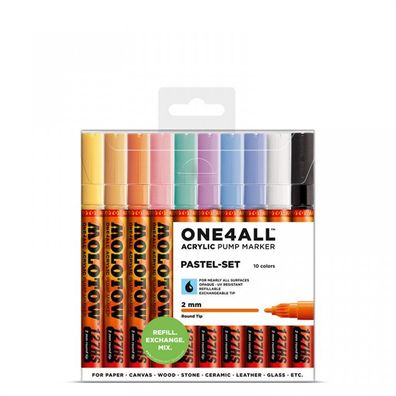 Molotow ONE4ALL 127HS Marker 10er Pastel-Set