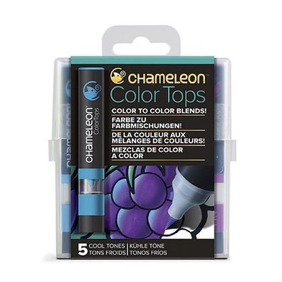 Chameleon Color Tops 5er Set - Kalte Töne