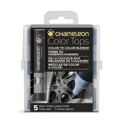 Chameleon Color Tops 5er Set - Grautöne