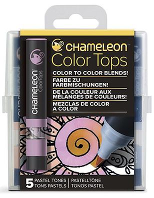 Chameleon Color Tops 5er Set - Pastelltöne