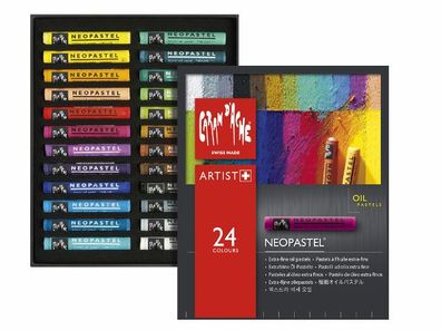 Caran d'Ache Neopastel - 24 Ölpastellkreiden - Set