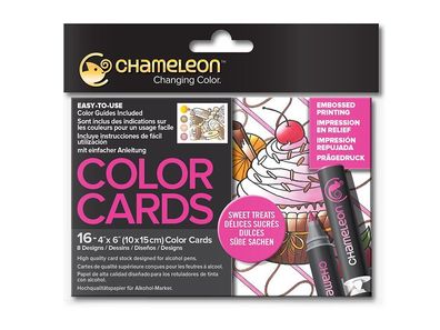 Chameleon Color Cards zum selbst gestalten - Süße Sachen Motive