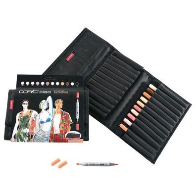 Copic Ciao 12er Set - Hautfarben im Wallet